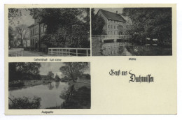 Gruß Aus Dachtmissen Burgdorf Mühle Auepartie Gastwirtsch Kleine 1950 Hannover - Burgdorf