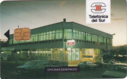 CHILE - Oficinas Generales, Telefonica Del Sur First Issue $3000, CN : 1CHLEAA, Used - Chili