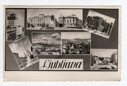 1950? YUGOSLAVIA,SLOVENIA,LJUBLJANA,FLAM:RADENSKA,MULTIVIEW POSTCARD,USED - Jugoslawien