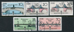 DDR 1985 Berlin Bridges With Both 20 Pf. Used.  Michel 2972-75 - Usados