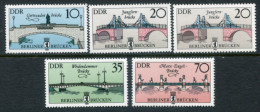 DDR 1985 Berlin Bridges With Both 20 Pf. MNH / **.  Michel 2972-75 - Ungebraucht