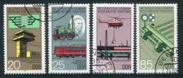 DDR 1985 Railway Development Used.  Michel 2968-71 - Used Stamps