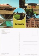Schkeuditz Flughafen, Planetarium, Schwimmhalle, Lessing-Oberschule 1981 - Schkeuditz
