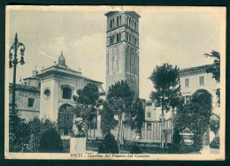 BB331 - RIETI GIARDINO DEL PALAZZO DEL GOVERNO 1930 CIRCA - Rieti