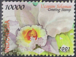 2001 Indonesien ° Mi:ID 2108, Sn:ID 1945, Yt:ID 1877,Cattleya, Blumen - Indonésie