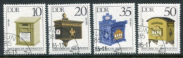 DDR 1985 Histpric Letterboxes Singles Used .  Michel 2924-27 - Used Stamps