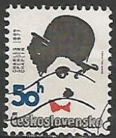 TCHECOSLOVAQUIE - Charles Spencer Chaplin, Acteur Et Cinéaste Britannique - Used Stamps