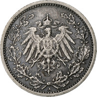 Empire Allemand, 1/2 Mark, 1918, Berlin, Argent, SUP, KM:17 - 1/2 Mark