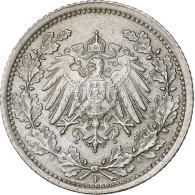 Etats Allemands, 1/2 Mark, 1918, Stuttgart, Argent, TTB+, KM:17 - 1/2 Mark