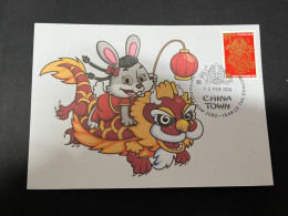 10-2-2024 (3 X 47) Chinese New Year Of The Dragon 2024 - 年中國龍年新年 - 1 Cover With $ 1.20 Stamp - Chinese New Year