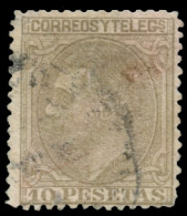 Ø 209. Alfonso XII. 10 Ptas. Defectos. Examinar. Cat. 240 €. - Usados