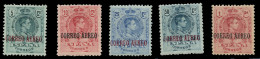 ** 292/96. Medallón Aérea. Muy Bien Centrada, Rara Así. Algunos Valores Goma No Original. Cat. 220 €. - Unused Stamps