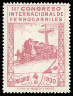 * 480N. Ferrocarriles. 4 Ptas. Numeración Ceros. Muy Bien Centrado. - Unused Stamps