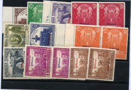 ** 620/29. Panamericana Oficial. 2 Series. Cat. 160 €. - Unused Stamps