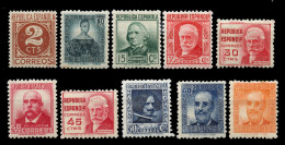 */** 731/40. Personajes. Bien Centrada. Algún Valor Ligeras Sombras Del Tiempo. Cat. +30 €. - Unused Stamps