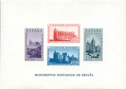 ** 848. Hojita Monumentos Sin Dentar. Cat. 225 €. - Unused Stamps