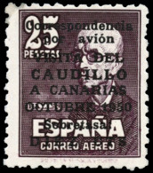 ** 1083. Canarias. Certificado CMF. Ligera Mancha De Goma En La Esquina Superior Izquierda. Cat. 4000 €. - Unused Stamps