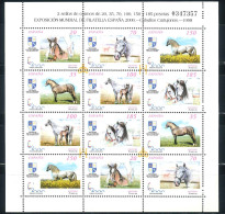 ** 3609/13. Minipliego Caballos, Año 1998. Cat. 34 €. - Neufs