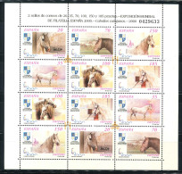 ** 3723/28. Minipliego Caballos, Año 2000. Cat. 58 €. - Neufs