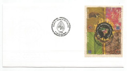 Brasil 1999 FDC Nat.Parks Protection Fire Prevention Block From S/Sheet - Cartas & Documentos