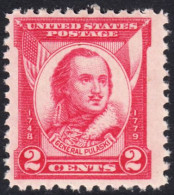 !a! USA Sc# 0690 MNH SINGLE (a3) - General Casimir Pulaski - Nuovi