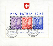 SUIZA. Ø H.B. 2. Cat. 250 €. - Blocks & Sheetlets