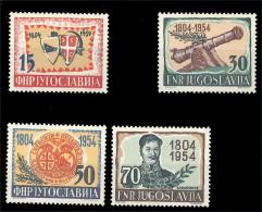 YUGOSLAVIA. * 656/59. Cat. 70 €. - Unused Stamps