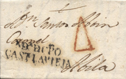 D.P. 14. 1801 (3 MAR). Carta De Medina De Campo A Ávila. Marca Nº 5N. - ...-1850 Prefilatelia