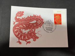 10-2-2024 (3 X 47) Chinese New Year Of The Dragon 2024 - 年中國龍年新年 - 1 Cover With $ 1.20 New Year Stamp - Chinese New Year