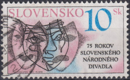 1995 Slowakische Republik ° Mi:SK 220, Sn:SK 208, Yt:SK 180, 75th Anniv. Of Slovakian National Theatre - Usati