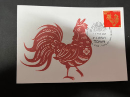 10-2-2024 (3 X 47) Chinese New Year Of The Dragon 2024 - 年中國龍年新年 - 1 Cover With $ 1.20 New Year Rooster Stamp - Chinese New Year