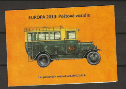 2013 MNH Cept Slovakia Booklet - 2013