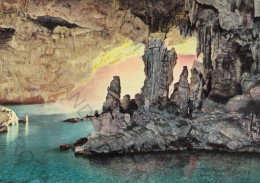 Delcampe - CARTOLINA  B10 ALGHERO,SASSARI,SARDEGNA-CAPO CACCIA-GROTTE DI NETTUNO-LAGHETTO (INTERNO)-BELLA ITALIA,NON VIAGGIATA - Sassari