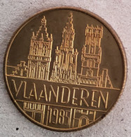 4469 Vz Vlaanderen 1985 - Kz 50 Vlaamse Franken - Tokens Of Communes