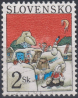 1996 Slowakische Republik ° Mi:SK 267, Sn:SK 260, Yt:SK 226, Winter Scene,  Christmas (1996) - Used Stamps