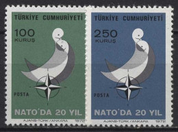 Türkei 1972 20 Jahre Türkei In Der NATO 2250/51 Postfrisch - Nuevos
