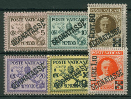 Vatikan 1931 Portomarken Wappen P 1/6 Mit Falz - Postage Due