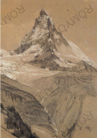 CARTOLINA  B10 TORINO,PIEMONTE-CERVINO (DISEGNO E.RUBINO)-MUSEO NAZIONALE DELLA MONTAGNA "DUCA DEGLI ABRUZZO-NON VIAGG. - Museos