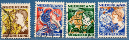 Netherlands 1932 Child Charity Issue 4 Values Cancelled - Gebruikt