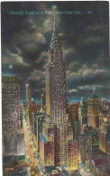 USA   - Chrysler Building At Night - New York City - Manhattan - Unused Card   No 54 - Manhattan