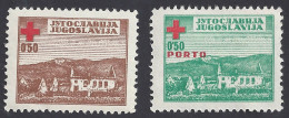 JUGOSLAVIA 1947 - Yvert B5/6** - Beneficenza | - Beneficiencia (Sellos De)