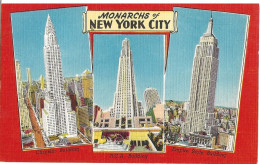 USA   -Monarchs Of New York City -  Unused Card   No 80 - Manhattan