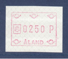 Aland, **, Yv D3 , Mi ATM 3, - Aland