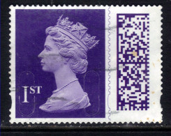 GB 2022 QE2 1st Purple Barcode Machin SG V4526 Used MAIL ( H1443 ) - Gebraucht