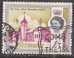 Bermuda 1962 - 68 QE2 1/-3d City Hall Hamilton Used SG 172 ( B1362 ) - Bermuda