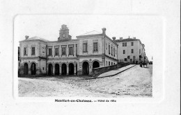 D40 MONTFORT EN CHALOSSE (Landes), VUE ANIMEE DE L'HOTEL DE VILLE - Montfort En Chalosse