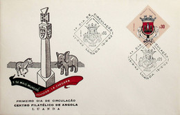 1963 Angola FDC Escudos De Armas De Angola (1ª Emissão) - Angola