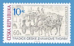 ** 667 Czech Republic Traditions Of The Stamp Design - Hercik's Coach On The Charles Bridge  2011 - Diligenze