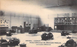 ENSEIGNEMENT Ecoles - 94 ARCUEIL CACHAN Ecole Spéciale De Travaux Publics - Laboratoire D'Electricité - CPA Val De Marne - Schools