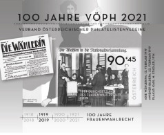 Austria 2019 - 100 Years Of Women's Suffrage In Austria Black Print Mnh** - Probe- Und Nachdrucke